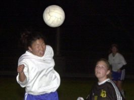 Gilroy girls go out with wide smiles