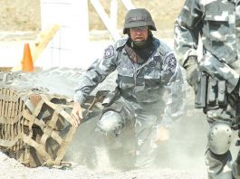 Tough training for SWAT team