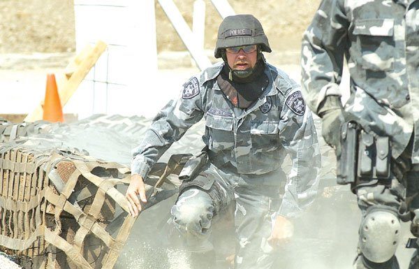 Tough training for SWAT team