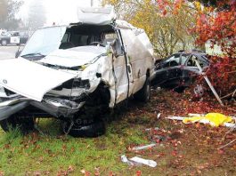 Girl survives near deadly crash into van
