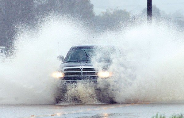 Buckets of rain wash over Valley