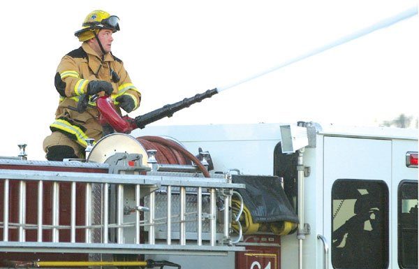 Blaze nears homeless camp