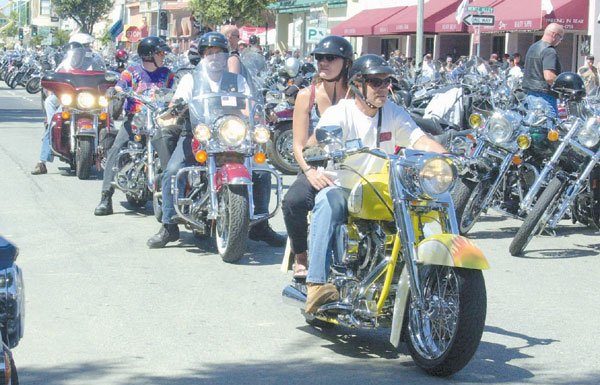 Motorcycle rally support running out of time, gas