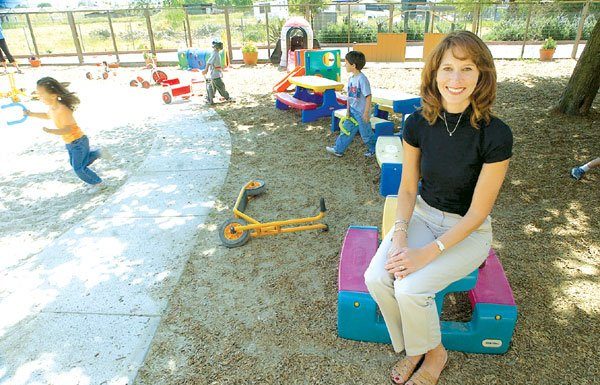 Volunteering within her kids’ lives