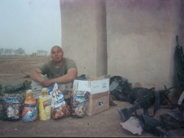 Proud to be one of the first Marines to march into Iraq