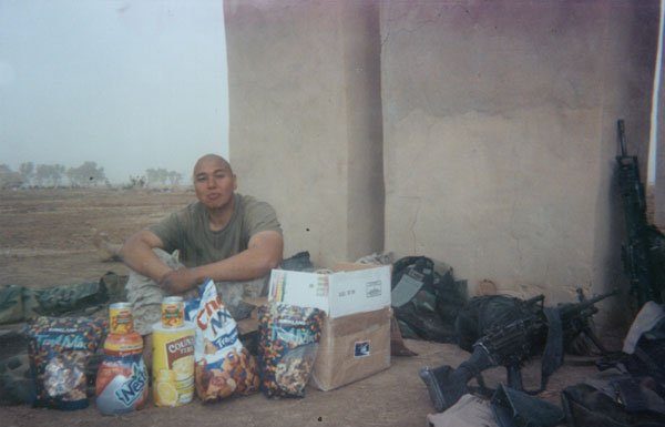 Proud to be one of the first Marines to march into Iraq