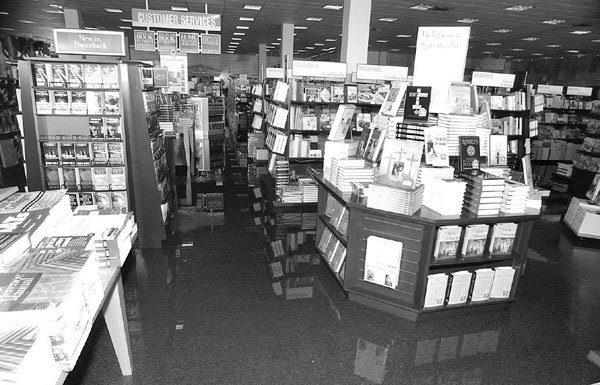 Burst pipe floods BN