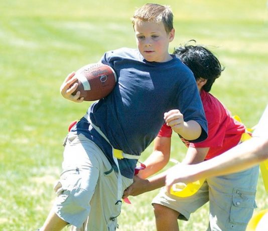 Flag football fun
