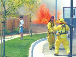 New homes threatened by flames