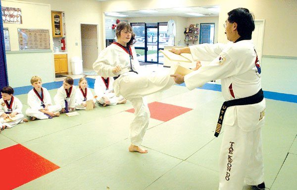 Getting their kicks in