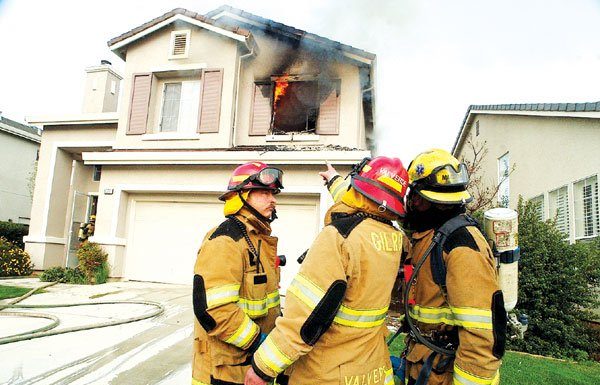 Home fire destroys 2nd floor