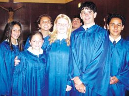 St. Mary eighth graders move on