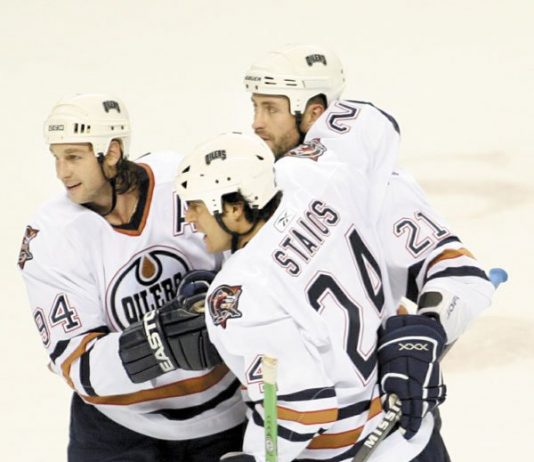 Oilers Put Sharks on Ice