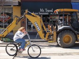 Biking Sometimes Easier Than Driving
