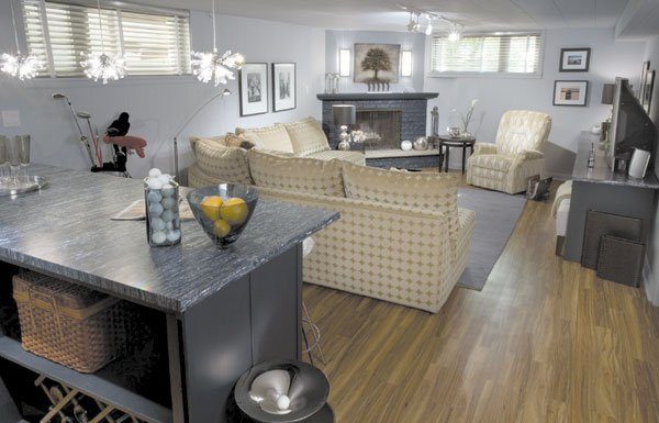 Basement Primed for Professional Partying