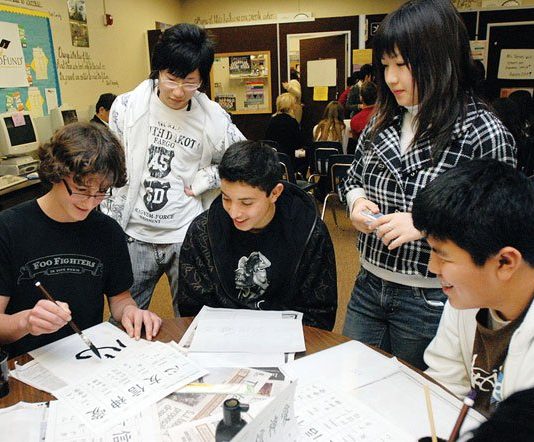 Sister City students visit high school, share culture