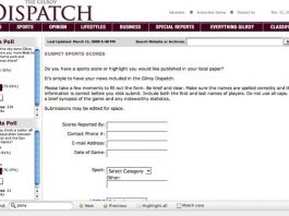 New way to submit sports scores online