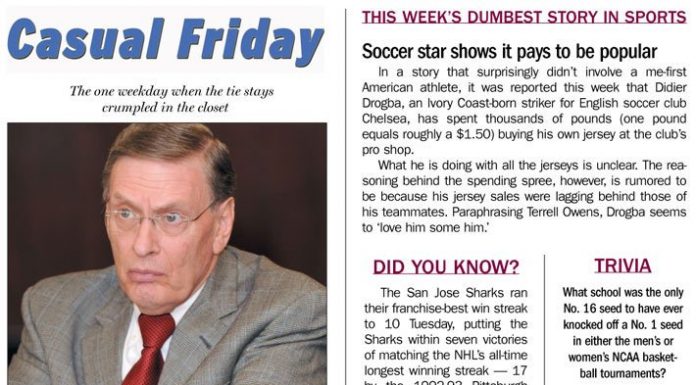 Casual Friday: Bud $elig’s pay