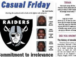 New feature: Sports section features Casual Friday