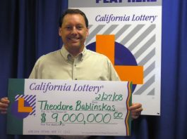 Morgan Hill resident wins $9 million lottery jackpot
