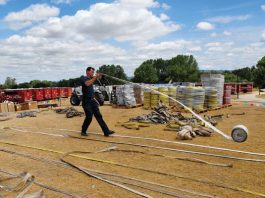 Fire contained, nearly doused