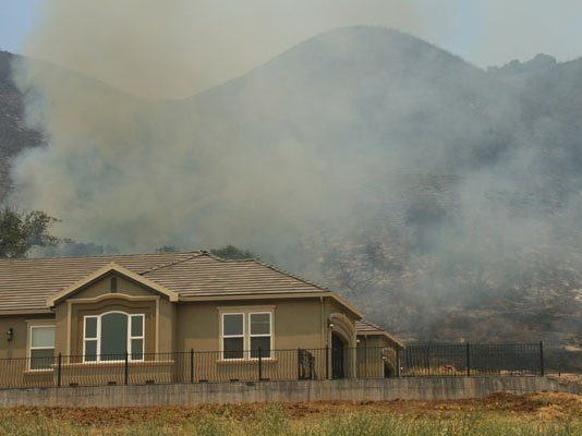 Residents relieved at letup in fire