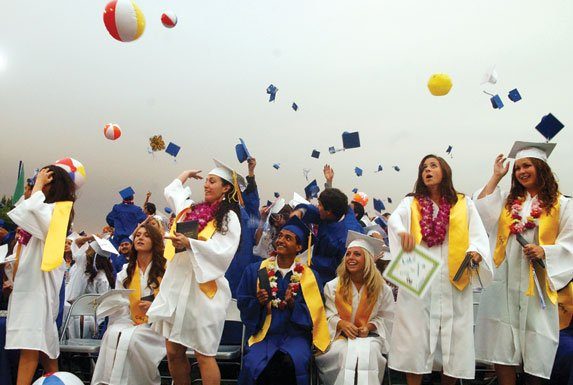 600 Gilroy High seniors participate in graduation ceremony