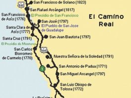 Historic El Camino Real and modern travel