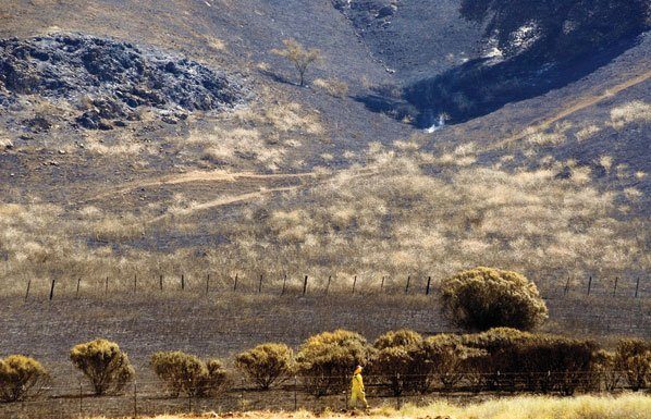 Both fires contained