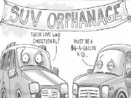 Editorial cartoons: The SUV betrayal