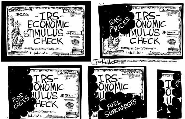 Editorial cartoons: Eating at the simulus