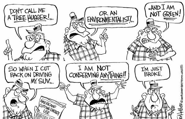 Editorial cartoons: Everyone’s an environmentalist now