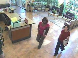 Two women steal confidential information at Saint Louise