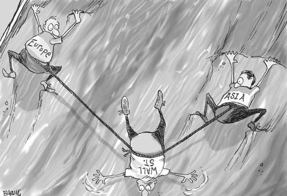 Editorial cartoons: Testing the ropes