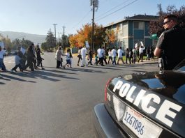 Peace march rallies and intrigues residents