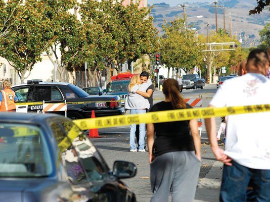 Teen shot, killed one block from police department, city hall