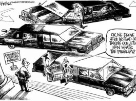 Editorial Cartoon: Congress parking