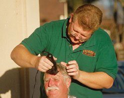 Inauguration haircut