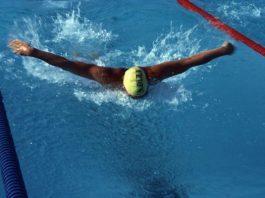 Mustangs fall just short of Hollister in the pool, 93-90