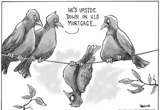 Editorial cartoons: Flipping houses?