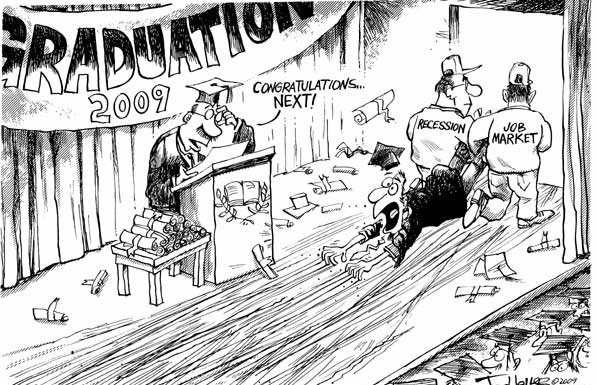 Editorial cartoons: Oh, to be a grad again