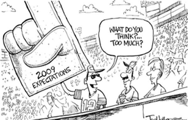 Editorial Cartoons: 2009 expectations