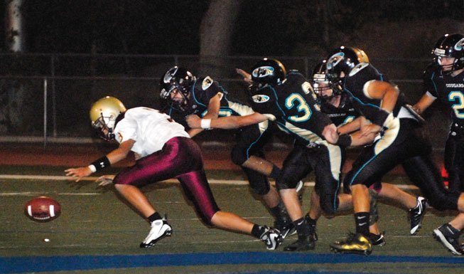 Cougars fall short in first-ever football game