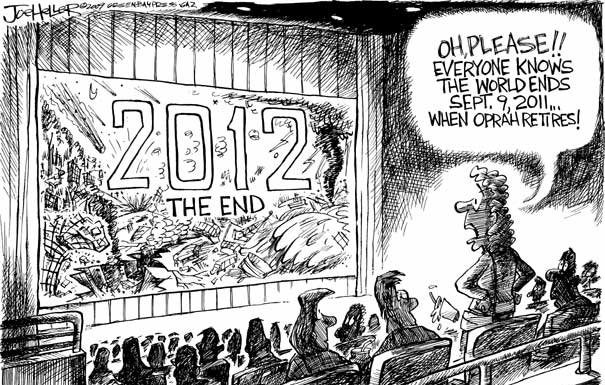 Editorial cartoons: How nigh is the end, really?