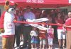 Andrew Edwards celebrates opening