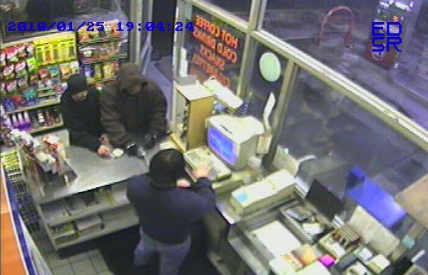 Updated: Gas station robbery caught on tape