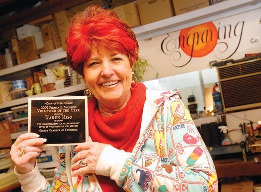 Community volunteer leaves her mark