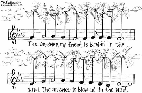 Editorial cartoons: I believe Mr. Dylan had a solution