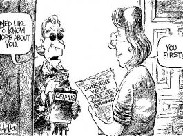 Editorial cartoon: Sunshine week