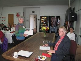 Honored for hours given